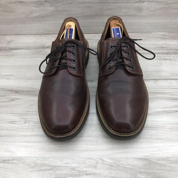 Ecco Shoes Mens 8 Brown Leather Derby Oxford Lace Up main image 5